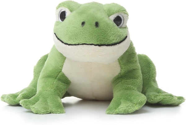 Cute Realistic Green Frog Plush Toy, Green Frog Stuffed Animal Lifelike Doll 15cm