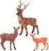 Forest Animals Figurines Toys - 10PCS Realistic Plastic Wild Woodland Animals Figures Playset - Birthday Gift