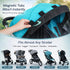70% Swanoo Stroller Sun Shade Cover, Mosquito Net for Stroller Shade Extender with Magnetic Tabs Block of UV Rays, Bug