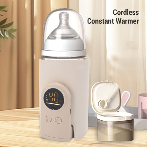 RiToEasysports Portable Rechargeable Milk Bottle Warmer with Temperature Control