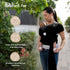 ELDOMA (7-35 lbs 3-15kg) Black Baby Wrap Carrier - Lightweight, Breathable Baby Sling, Hands Free Baby Carrier Sling