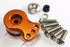 Aluminum Servo Saver 15MM for Stock Plastic 25T Output Gear, Adjustable Hi-Torque Servo Arm, Black