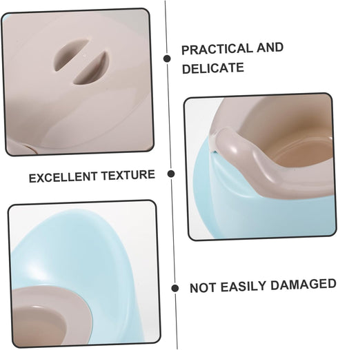 HOMSFOU Potty Training Toilet Seat for Toddlers Lightweight Portable Potty Chair for Travel and Daily Outings Easy
