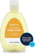 Amazon Basics Tear-Free Baby Hair and Body Wash - Lightly Scented, 13.60 Fl Oz (Pack of 4)