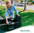 WONDERFOLD W2 Flex Snack Tray for Stroller Wagon with Convertible Cup Holders & Adjustable Sidewalls to Maximize Space