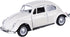 Berry President 1967 Classic Beetle Bug Vintage Diecast Metal Pull Back Car Model Toy (Beige) for Kids/Gift