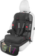 600D 2 Pack Car Seat Protector with Thickest Padding,Waterproof Fabric Child Baby Seat Protector with Storage