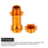 MECCANIXITY Wheel Hex Hub Adapter with Mount Cap Plug, 17mm to 30mm Thicken Extension for RC Car Truck Tires