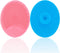 Kincongi Baby Bath Silicone Cradle Cap Brush/Exfoliating and Massaging Brush/Soft Kids Washcloth (Blue