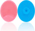 Kincongi Baby Bath Silicone Cradle Cap Brush/Exfoliating and Massaging Brush/Soft Kids Washcloth (Blue