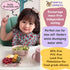 6+ Silicone Bear Shaped Baby Bowl with Suction, Spoon & Fork for Babies Months, Infant Feeding BLW Baby Essentials Must