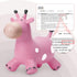 EVERICH TOY Giraffe Bouncy Horse Hopper for Toddlers, Inflatable Jumping Horse, Hopping Toys Gifts for Boys and Girls