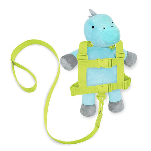 Travel Bug Toddler 2-in-1 Safety Harness (Dinosaur - Teal/Grey)