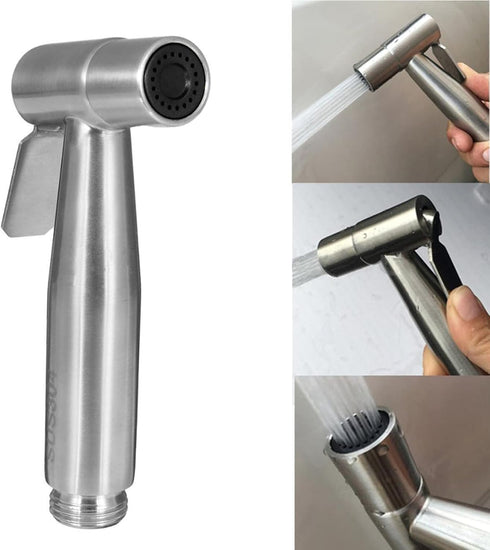 MUOBSBJRX 3 HandheldSprayer Stainless Steel Cloth Diaper Sprayer BrushedSprayer for Toilet Function HandheldSprayer