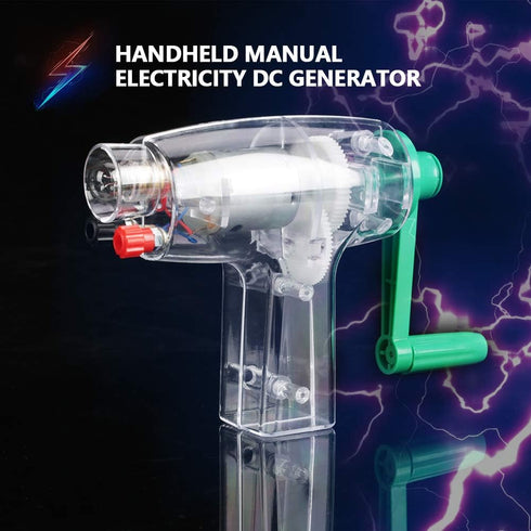 Walfront Emergency Hand Crank Driven Electricity Generator, Self Powered Mechanical Emergency Power Supply