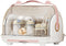 Fdit Baby Bottle Storage Box with Lid, Drainer, Plastic Cabinet Shelf Organizer,
