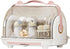 Fdit Baby Bottle Storage Box with Lid, Drainer, Plastic Cabinet Shelf Organizer,