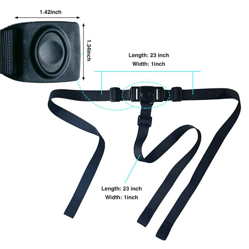 LYHHALO 3 Point Harness Seat Belt High Chair Straps Duty, Adjustable Durable Polyester, high Chair Replacement