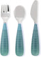 NumNum Toddler Utensils - Pre-Spoon, Fork, Spoon & Knife GOOtensils, 4th Stage Silverware Feeding Kids Aged 2+ Years,