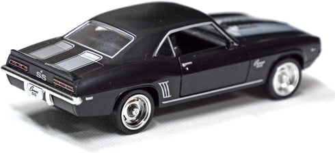 Tianmei 1:32 Scale Supercar Alloy Die-Cast Car Model Collection, Camaro 1969 - Black, Kids Play Vehicle