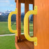 10'' Yellow Playground Accessories Metal Handles, Set of 2 for Outdoor Playset Attachment