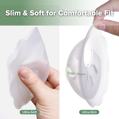 Gen.2 100ml/4oz 2pcs haakaa Manual Breast Pump & Petal Milk Collector Combo