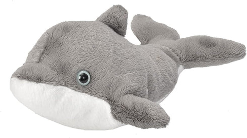 Wild Republic Pocketkins Eco Dolphin, Stuffed Animal, 5 Inches, Plush Toy, Made from Recycled Materials, Eco Friendly