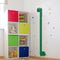 DEKMILE Dinosaur Self-adheve Vinyl Nursery Wall Decal Baby Growth Chart Sticker for Bedroom