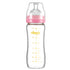 Matyz 8 Ounce Glass Baby Feeding Bottle With Nipple - Light and