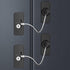 Fridge Lock (2 Pack), Refrigerator Lock with Keys for Fridge, Cabinet, Drawers, and Child Safety (Black)