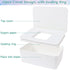 MIKIMIQI 2 Pack Wet Wipes Storage Box, Wipes Dispenser Holder Tissue Storage Boxes Case with Lid Diaper Wipes Dispenser