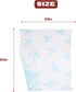 Cozy 50x60 Bow Blanket Blue Bows Soft Throw Blanket Reversible Premium Fabric for Best Comfort