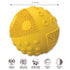 caaocho Pure Natural Rubber Sensory Ball Sunshine 3" - BPA Free Baby Toy for Sensory Development, Perfect Bouncer