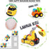 FLY2SKY 7 in 1 Take Apart Toys for Boys Ages 3-8, Electric Drill Construction Set, DIY Engineering Building Toy Gift