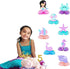 8 Pcs Mermaid Honeycomb Centerpiece, Ocean Themed Table Decorations, Fish Ocean Sea Animal for Birthday Party