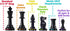 Heavy Tournament Triple Weighted Chess Pieces