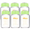 Matyz Glass Breastmilk Storage Bottles, 6 Pack, 6 oz, Compatible with Spectra