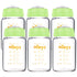 Matyz Glass Breastmilk Storage Bottles, 6 Pack, 6 oz, Compatible with Spectra