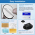 AOSITE 1 Pcs Black Fridge Lock Combo for Adults & Kids