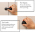 4 Pack Cabinet Locks for Babies, Childproof Latches with Adhesive for Drawer Cupboards Closet and Pantry Door