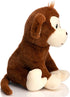 HollyHOME Plush Monkey Stuffed Animals, 12 Inch Cute Brown Monkey Toys, Birthday Gifts for Kids