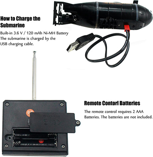 Remote Control Nuclear Submarine Toy - Fun RC Boat for Kids