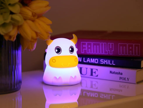 Dimanito Cute Kids Night Light Night Lamp Night Lights for Kids Bedroom Toddler Baby Portable Silicone Battery Led