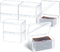 Playing Deck Card Storage Box - 8 Pcs Plastic Card Boxes Compatible with 100 Mtg Holder for Trading Card Games
