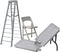 10 Inch Gray Breakable Ladder, Table and Folding Chair for Wrestling Figures