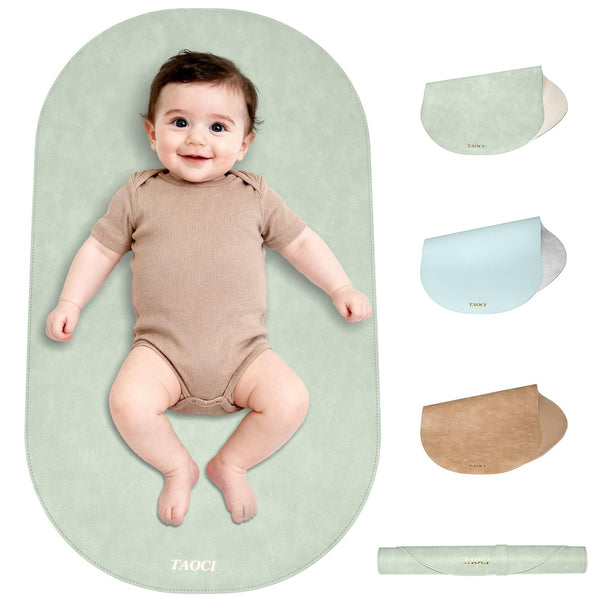 Portable Changing Pad - Baby Changing Mat, Waterproof Diaper Changing Pads, Wipeable