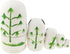 Winterworm 5.1” Cartoon Panda Russian Nesting Dolls, 5 Pieces Handmade Stacking Toys