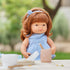 Miniland Educational 15" Anatomically Correct Baby Doll, Caucasian Girl with Red Hair