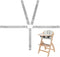 UWSTE High Chair Straps Replacement Compatible with Abiie Beyond Junior High Chair, Adjustable