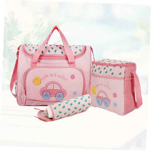 BIUDECO Set Diaper Bag Tote Multi-function Bag Changing Pad Nursing Pouch for Travel